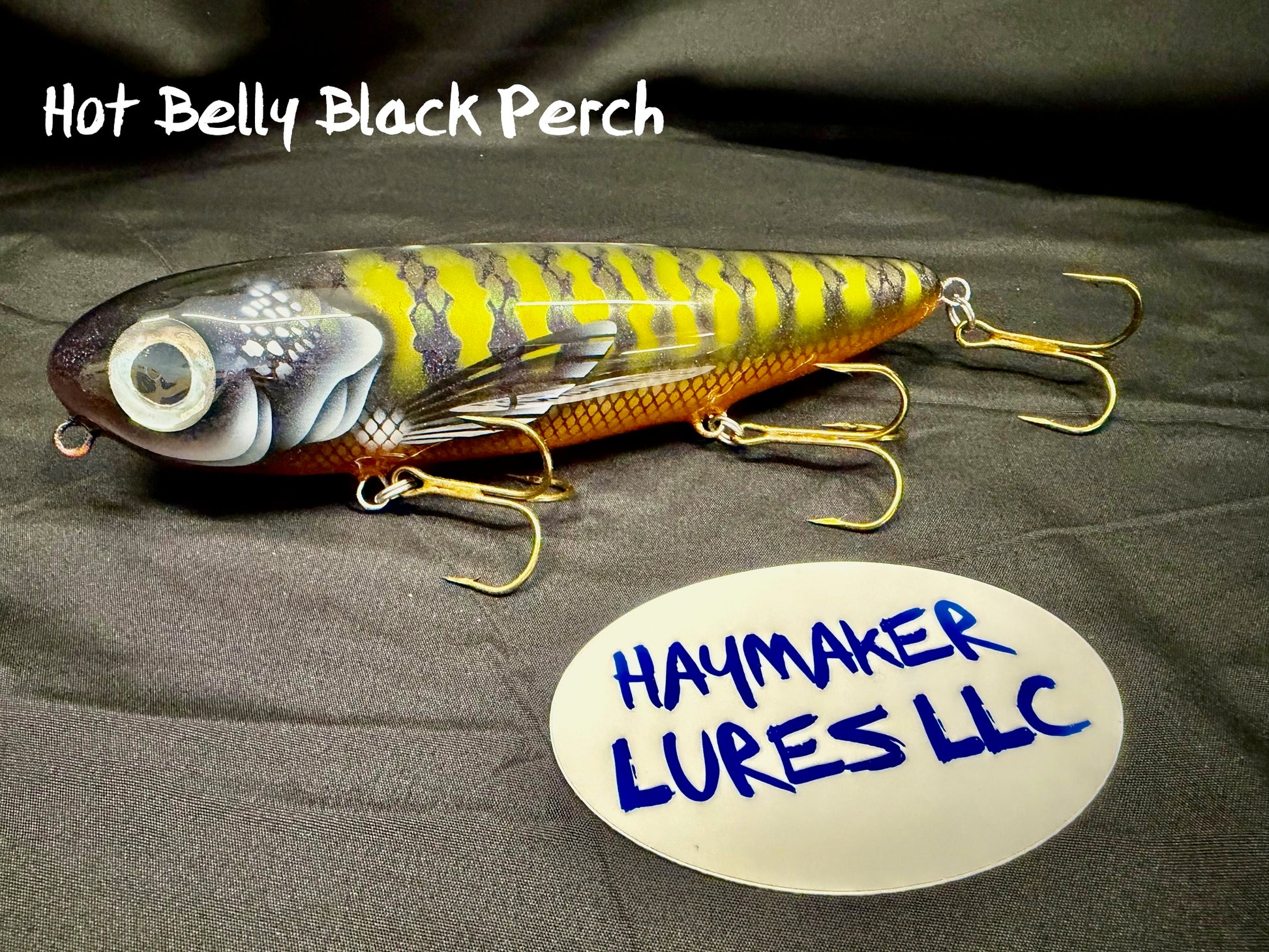 black dog fishing lures The Rooster" 8in Walk the Dog – Haymaker Lures