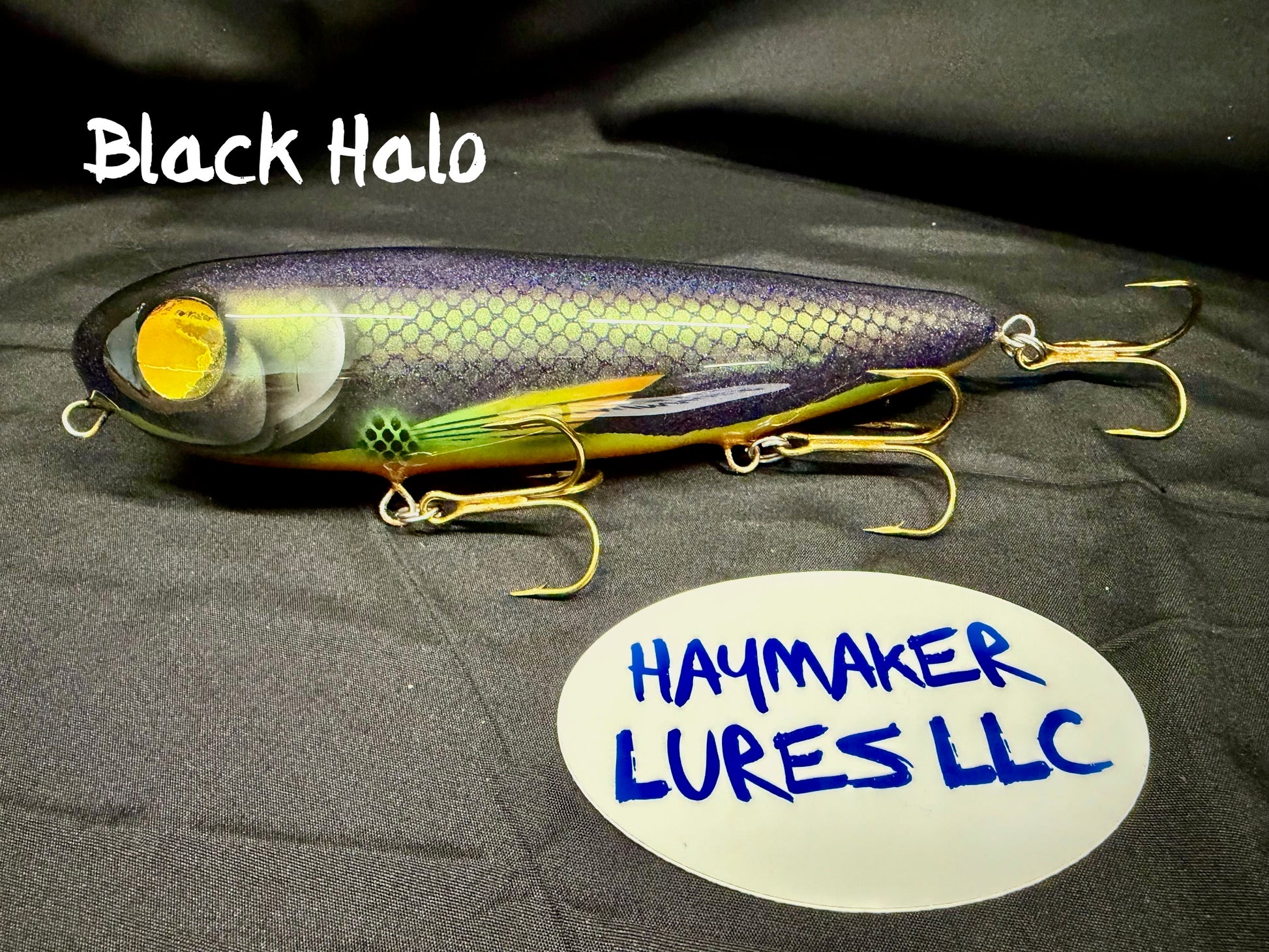 black dog fishing lures The Rooster" 8in Walk the Dog – Haymaker Lures